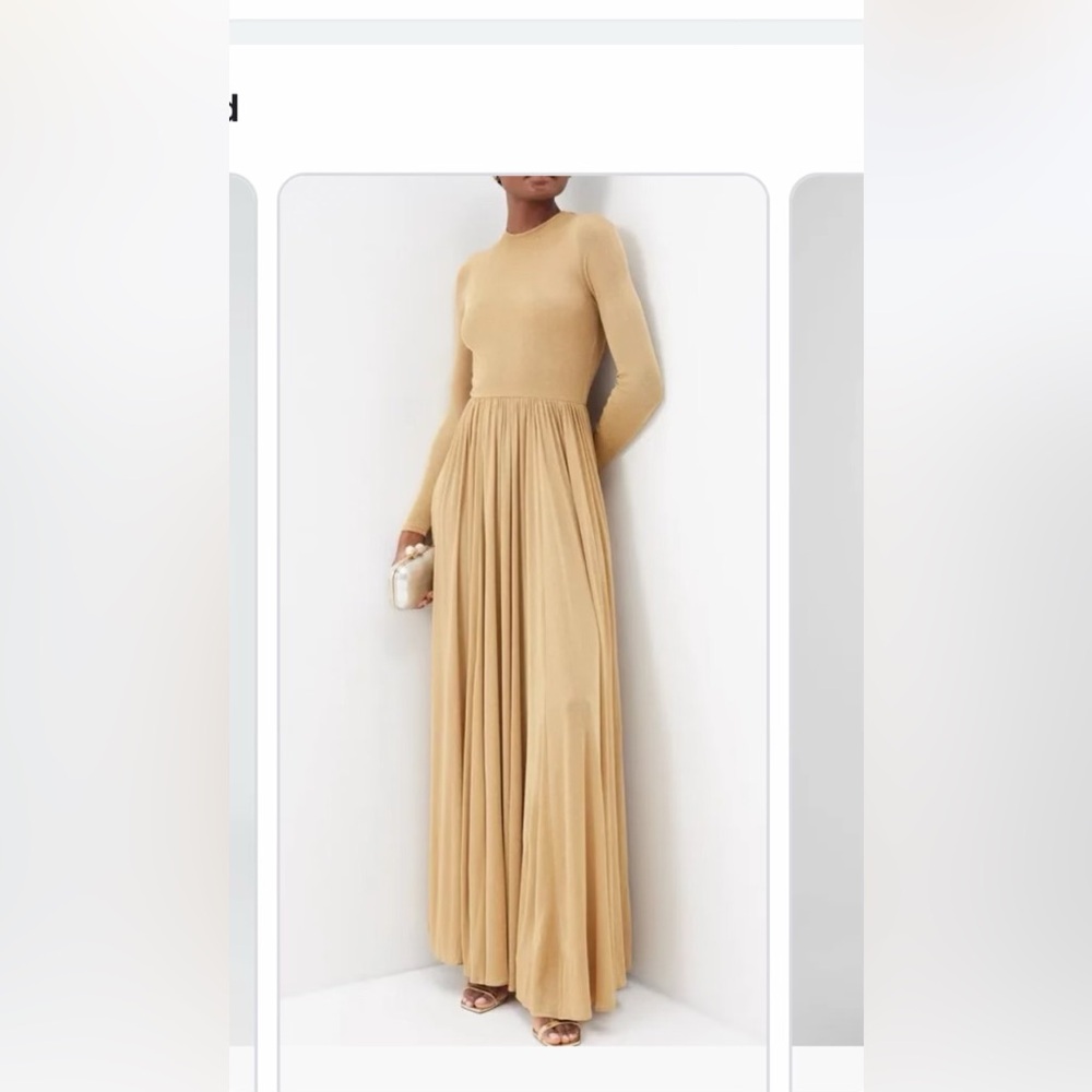 Zimmermann Gold Maxi Dress